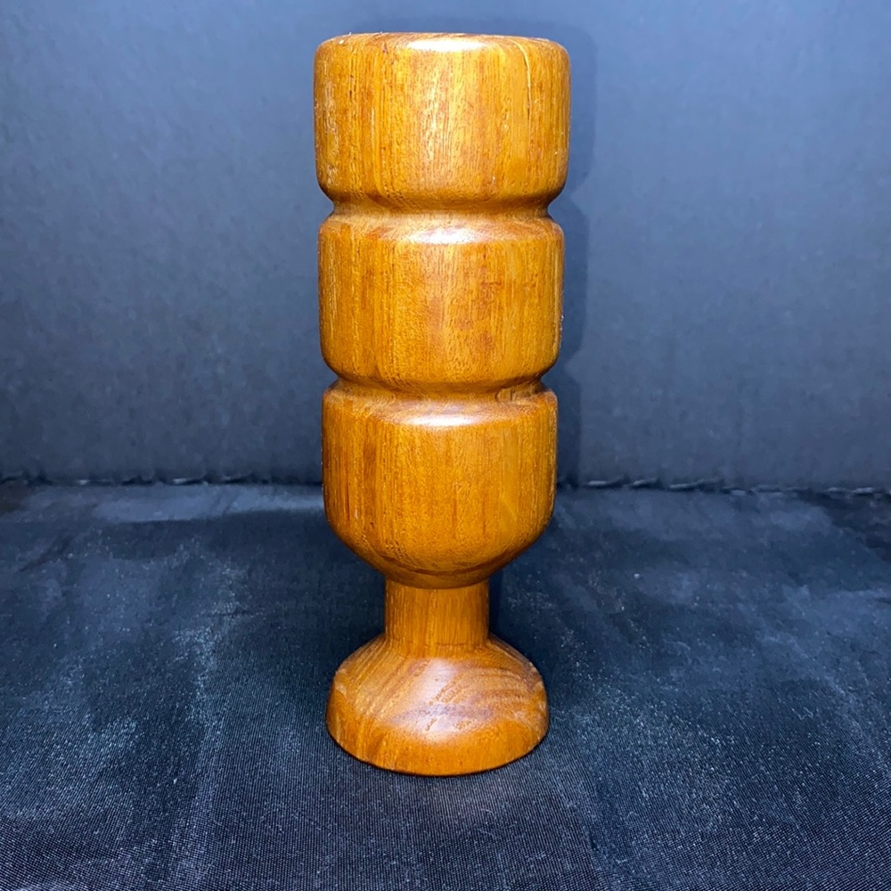 Hand Made Wooden Candle Holder